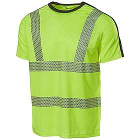 L.Brador 6120P T-Shirt Varsel klass 2 Sort/Gul M