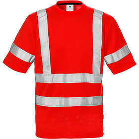 Fristads T-Shirt Varsel Kl 3 (Rød) (2XL)