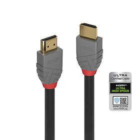 Lindy HDMI Kabel Ultra High Speed 0,5m, Anthra Line