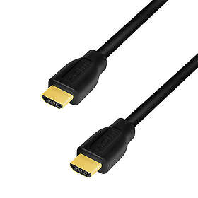 LogiLink CH0100 HDMI-kabel 1 m HDMI Type A (Standard) Sort