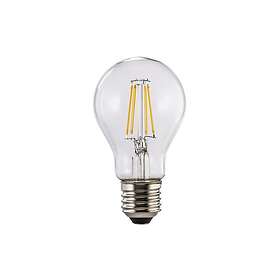 Hama LED-glödlampa med filament form: A60 E27 7W varmt vitt ljus 2700 K