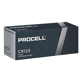 ProCell Duracell CR123 batteri 10 x CR123 Li/MnO2