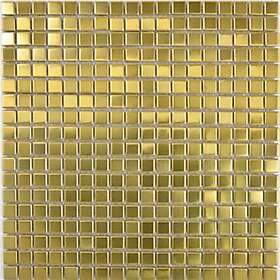 Dekora Mosaik Guld, Borstad Metall 1,5x1,5