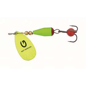 Kinetic Droopy 6g Yellow/Green Grym spinnare