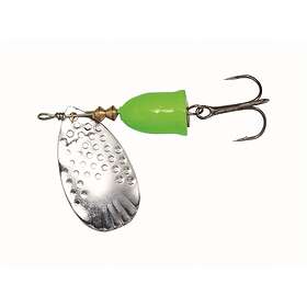 Kinetic Gekko 8g Silver/Green En favorit spinnare