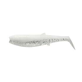 Savage Gear Cannibal Shad 12.5cm 20g White Flash 4-pack
