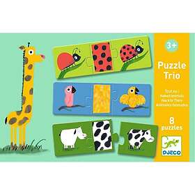 Djeco Puzzle Trio Naked Animals