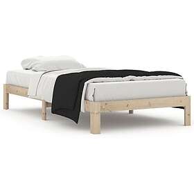 vidaXL Bed Frame massiv furu 100x200 cm 810355