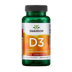 Swanson Vitamin D3 2000 IU 250 Capsules