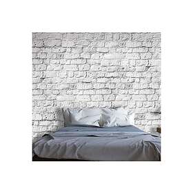 Artgeist Fototapet White Brick 100x70cm