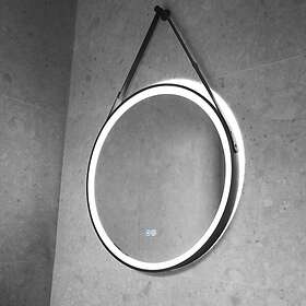 Lyfco Rund spegel med hängrem 60cm