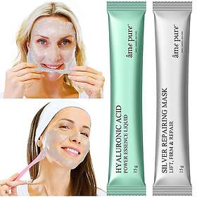 ame pure Jelly Glow Rubber Mask Silver