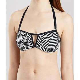 Sunseeker Abstract Stripe Bandeau Flesh Bikini