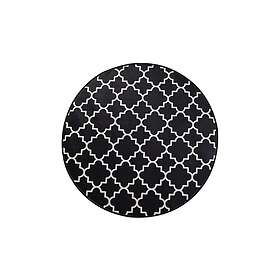 Matta Joxepa Rund 140 cm Sort/Sammet