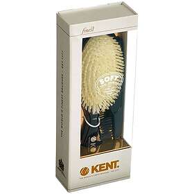 Kent Brushes Classic Shine Large Soft White Pure Bristle Hairbrush