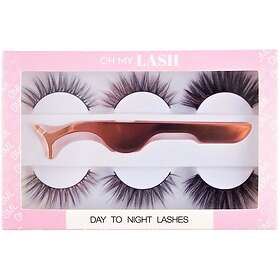 Oh My Lash Faux Mink Strip es Day To Night Set 4Pc (3 X es 1 X