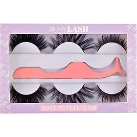 Oh My Lash Faux Mink Strip es Soft To Full Glam Set 4Pc (3 X e