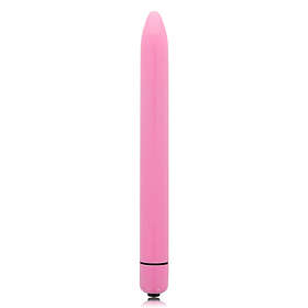 SLIM Glossy Vibrator Mörkrosa