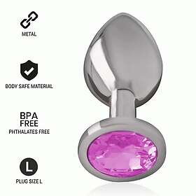 Metal INTENSE ANAL PLUG PINK SIZE L