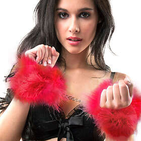 Marabou Red handcuffs