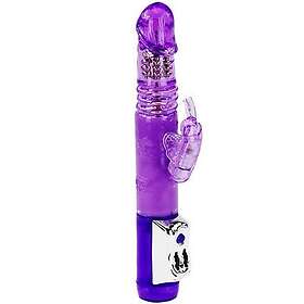 Rabbit Ly-baile vibrator med roterande pärlor