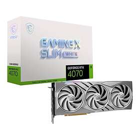 MSI GeForce RTX 4070 Gaming X Slim White HDMI 3xDP 12GB