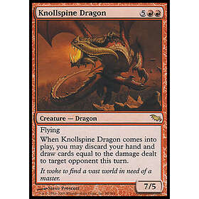 Magic: The Gathering - Knollspine Dragon (Drago Di Spina Rocciosa) - Rara - Espansione Shadowmoor (SHM)