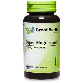 Great Earth Super Magnesium 375mg 60 Kapsler
