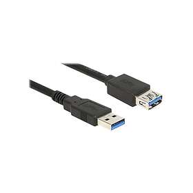 DeLock förlängningskabel USB 3,0 USB förlängningskabel USB Typ A till USB Typ A 2 m
