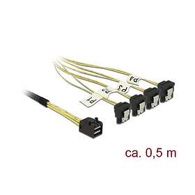 DeLock SATA/SAS-kabel 50 cm