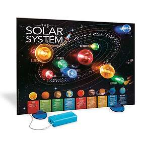 4M KidzLabs 3D Solar System Light-up Poster