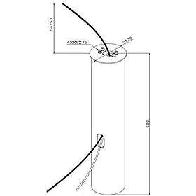 Norlys Adapter 1909 För Betongfundament Molde Mfl
