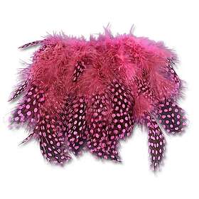 Hareline Strung Guinea Feathers Hot Pink 188