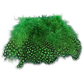 Hareline Strung Guinea Feathers Green Highlander 184
