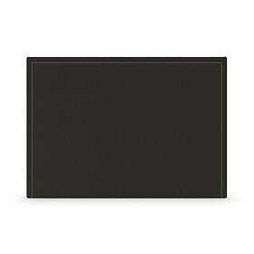 Sänggavel Cesaro 165 cm Rak Svart 827729