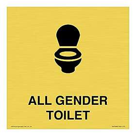Viking Signs WC toalettskylt – 150 x 150 mm – S15