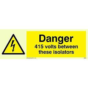 Viking Service-Ingenieur Notruf-Schild – 150x50 Mm Aus 1 Mm Kunststoff – EN 7010 Konform