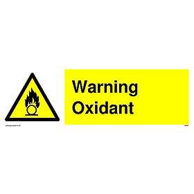 Viking Signs Förpackning med fem Oxidant tecken 300 x 100 mm L31