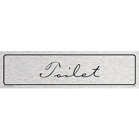 Viking Signs Dv1064-l26-ms "WC" Panneau De Porte, Positive