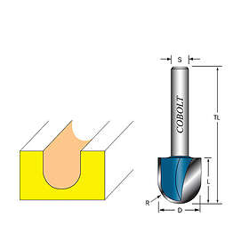 Cobolt Hålkälsfräs D=18l=20 S=8 TL=57mm