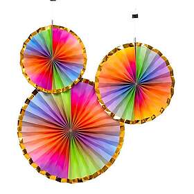 Pappersfjädrar Melon Sorbet 3-pack