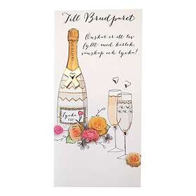 Bröllopskort Champagne