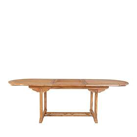 House Nordic Salamanca Trädgårdsbord, med Förlängningsskiva Naturlig Teak (180-240 x 90 cm)