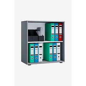 VCM NORDIC Lona L bokhylla med 1 hylla och vitt trä