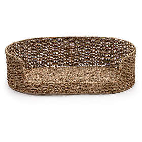 LaForma Fliicker hundkorg, oval naturligt sjögräs (60x35)