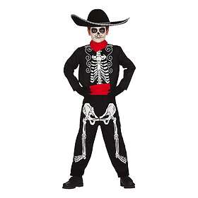 Fiestas Guirca Day of The Dead Mariachi Barn Maskeraddräkt Medium