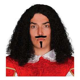Fiestas Guirca Medeltidsman Svart Perukset One size