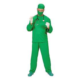 Kirurg Grön Maskeraddräkt Medium