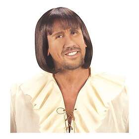 Medeltida Man Brun Peruk One size