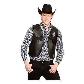 Sheriff Väst Svart One size